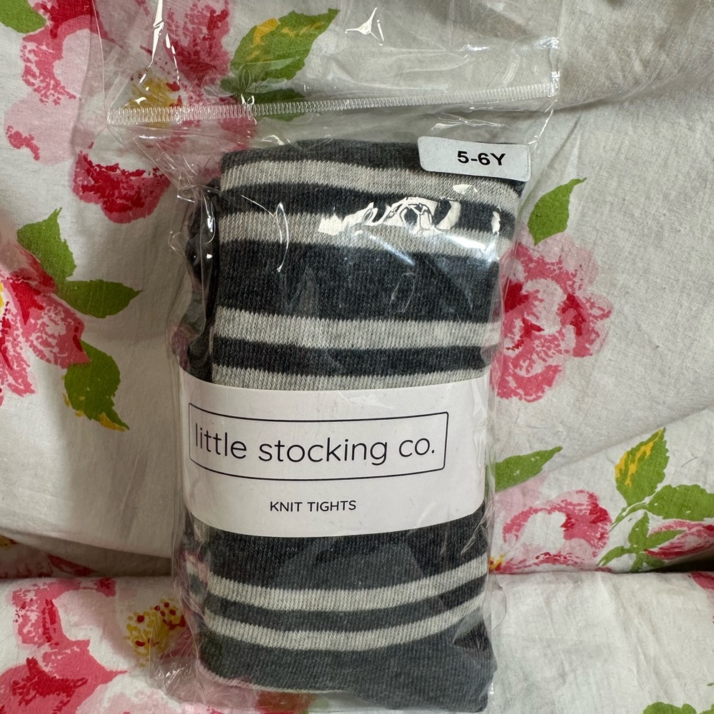 Black and White Knit Tights